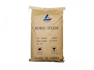 Industry Grade Anhydrous Boric Acid Einecs NO 215-125-8